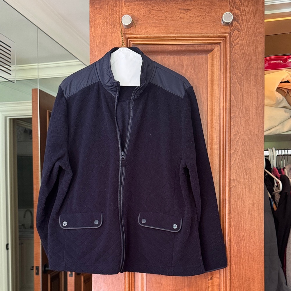 Talbots Navy Quilted Jacket
